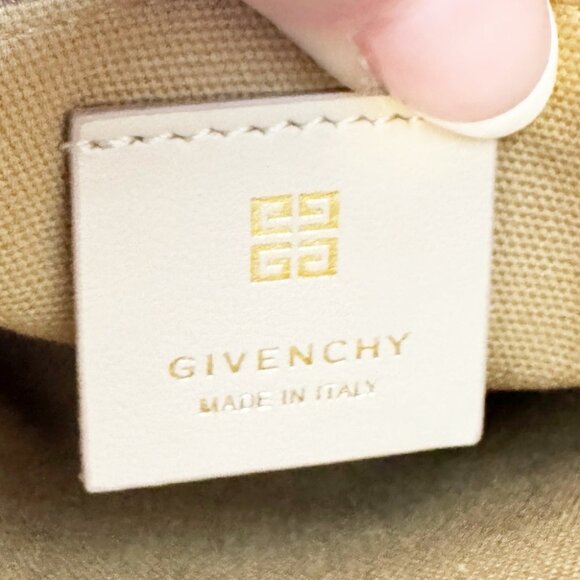 NWT GIVENCHY Travel Zip Top Pouch in Raffia with Wristlet - Picture 10 of 13